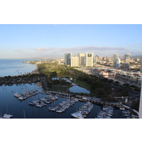 The views from the upper floors of the Hawaii Prince Hotel Waikiki are striking. 