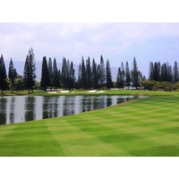 The par-5 18th hole at Makai Golf Club may not be on the ocean, but it's a strong finishing hole.